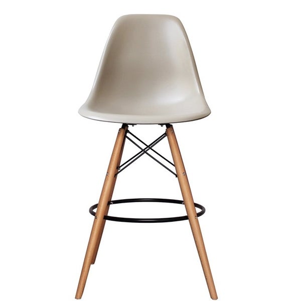 Eiffel Stool with Natural Wood Legs 26