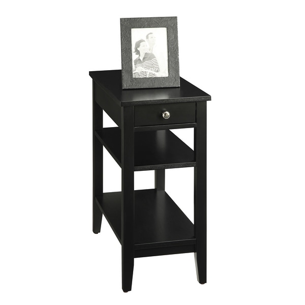 Copper Grove Aubrieta1 Drawer Chairside End Table with Shelves