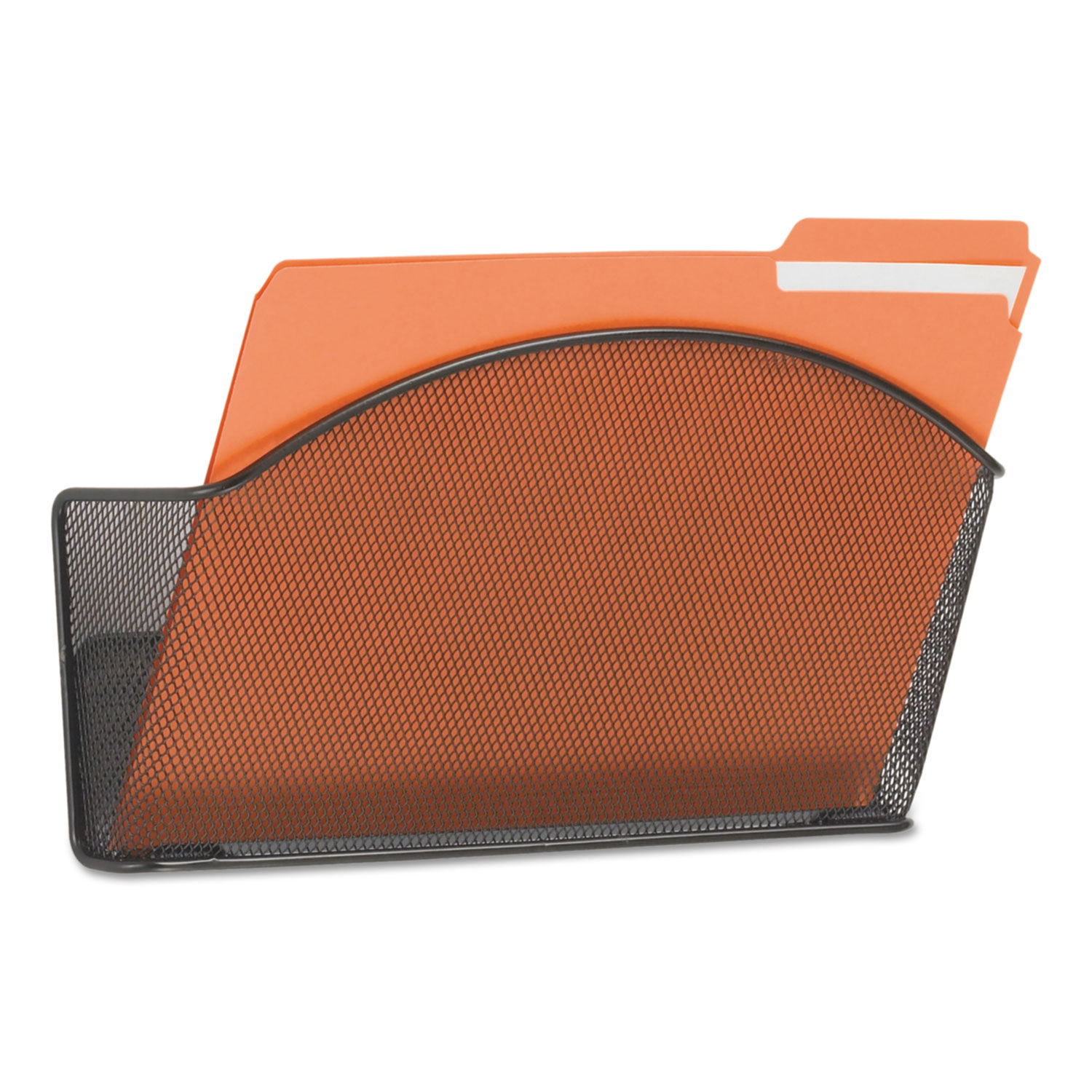 Onyx Mesh Wall Pocket by Safcoandreg; SAF5651BL