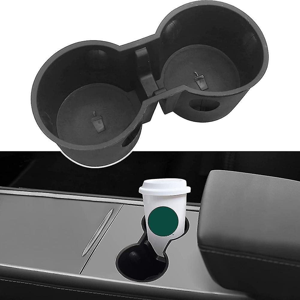 Console Cup Holder Insert For Model Y 2022 2021，upgrade Anti-slip Silicone Center Consoles Cup Hold