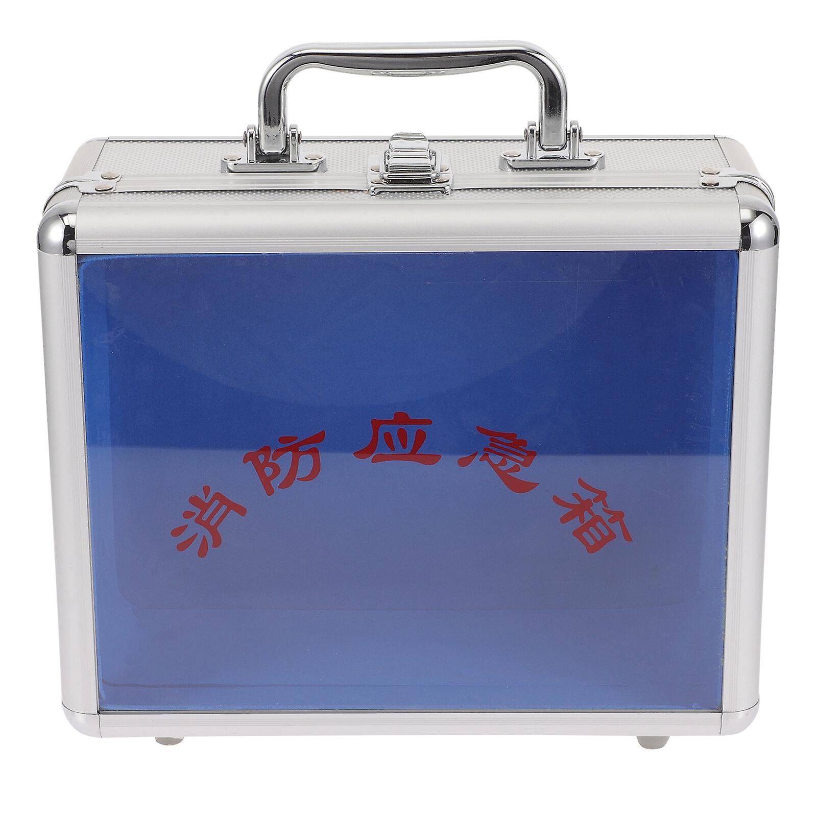 Aluminum Alloy Toolbox Metal Storage Box Portable Fire Emergency Box Tool Box