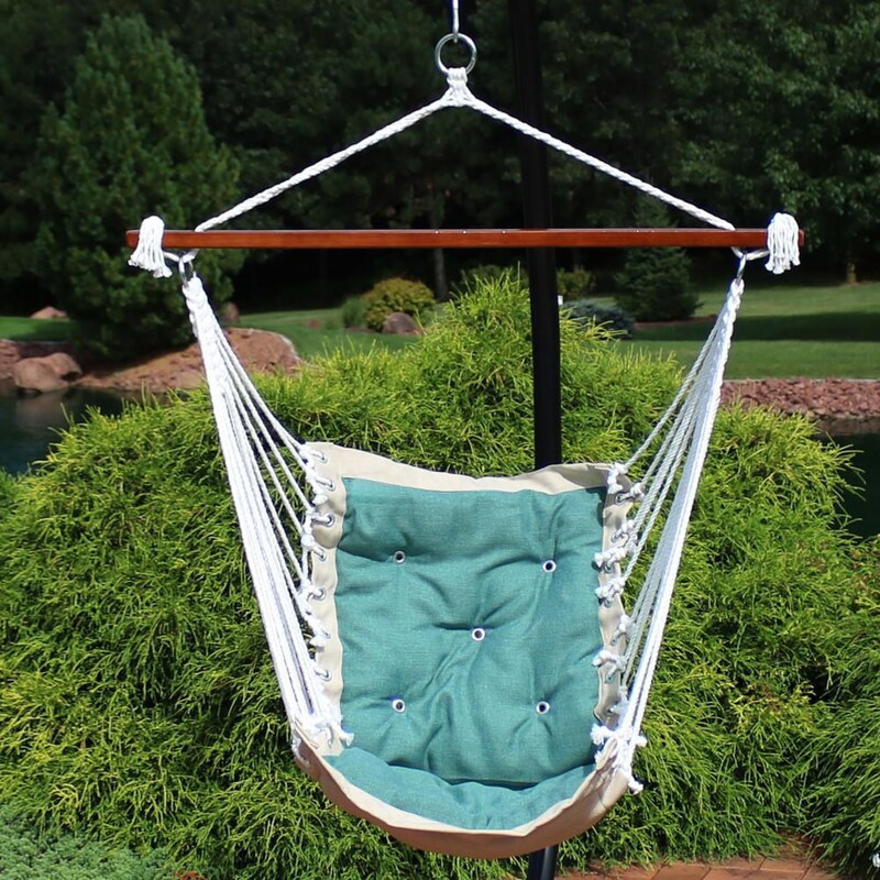 Ultimate Patio Tufted Victorian Hanging Hammock Swing