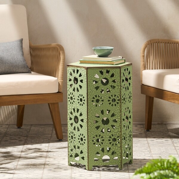 Iron Outdoor Side Table