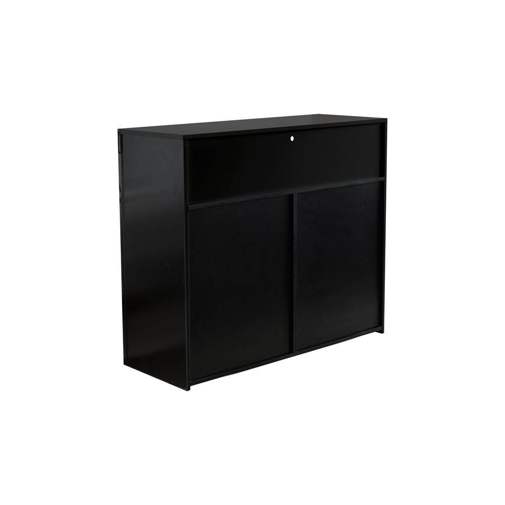 Living Room Sideboard Storage Cabinet with LED Light and 2 Doors