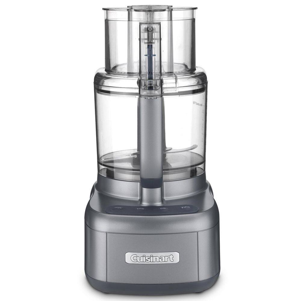 Cuisinart Elemental Series 11-Cup 3-Speed Gun Metal Gray Food Processor with SealTight Advantage Technology FP-11GMP1