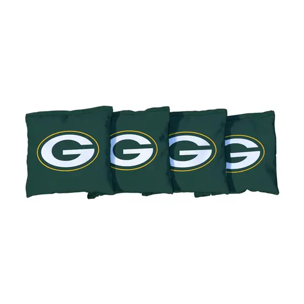 Victory Tailgate 4-Pack Green Bay Packers NFL Regulation Corn Filled Cornhole Bags