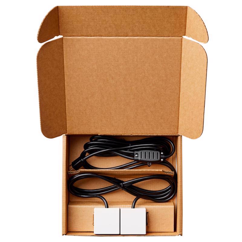 POWER HUB 2OUT 2USB WH