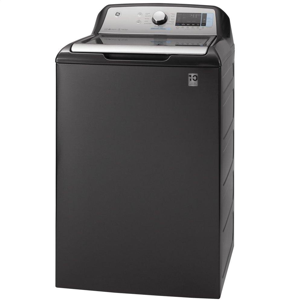 Ge Appliances GTW840CPNDG Ge® 5.2 Cu. Ft. Capacity Smart Washer With Sanitize W/Oxi And Smartdispense