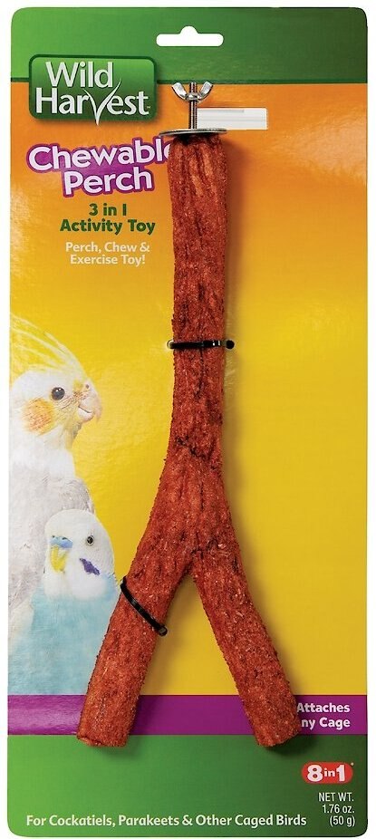 Wild Harvest Chewable Perch 3-in-1 Activity Bird Toy