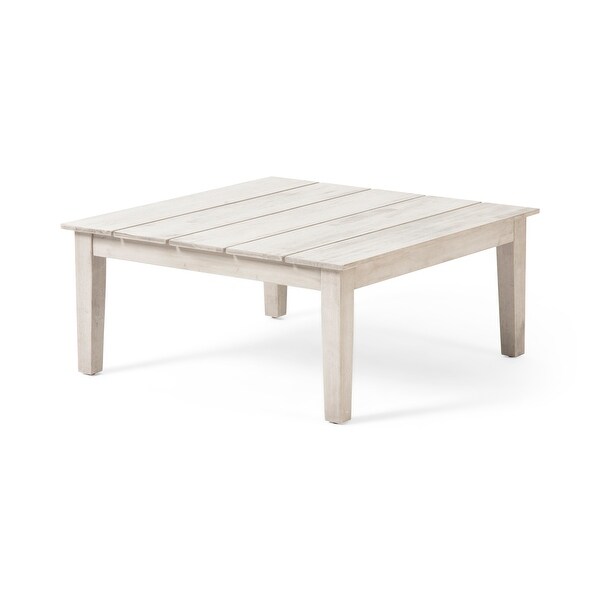 Loft Acacia Wood Outdoor Coffee Table by Christopher Knight Home