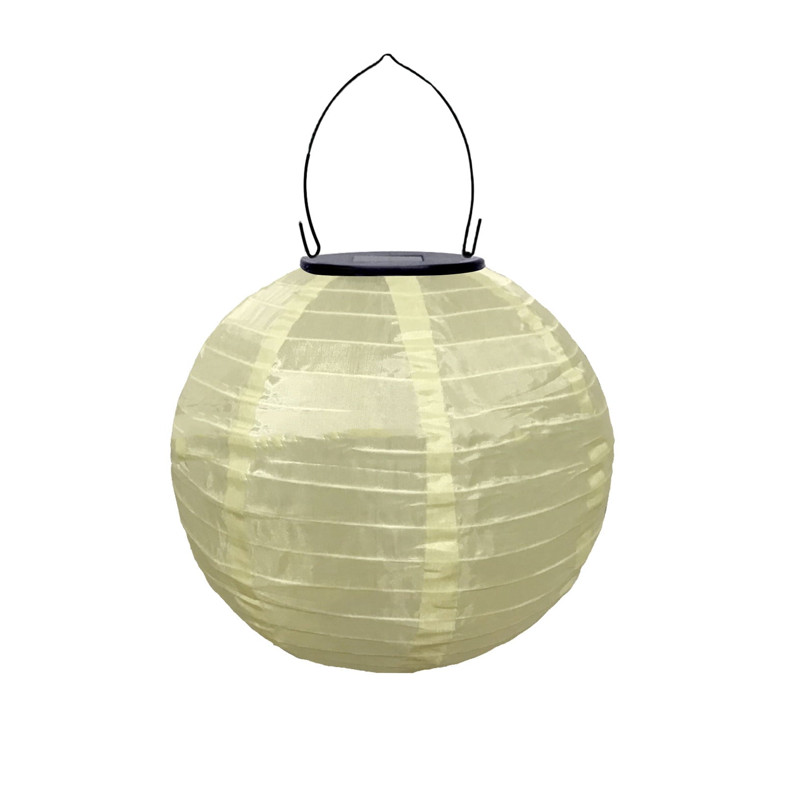 Sehao Solar Lanterns Are Used for Garden Decoration of Terraces Courtyards and Houses Beige Nylon Cloth