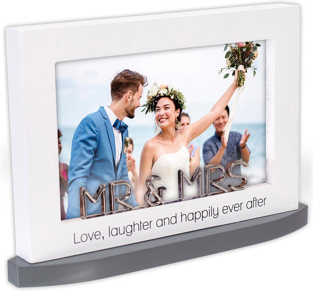 Malden  4x6 Mr. & Mrs. Modern Statement Frame