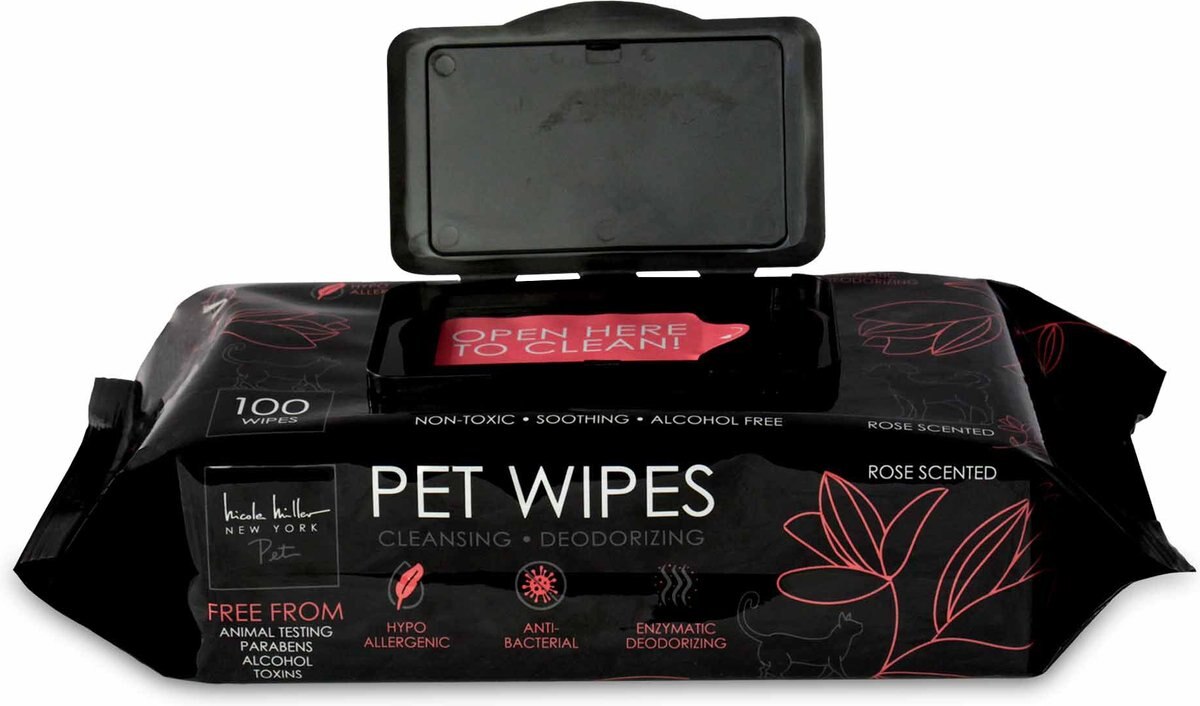 Nicole Miller Dog Wipes， 100 count