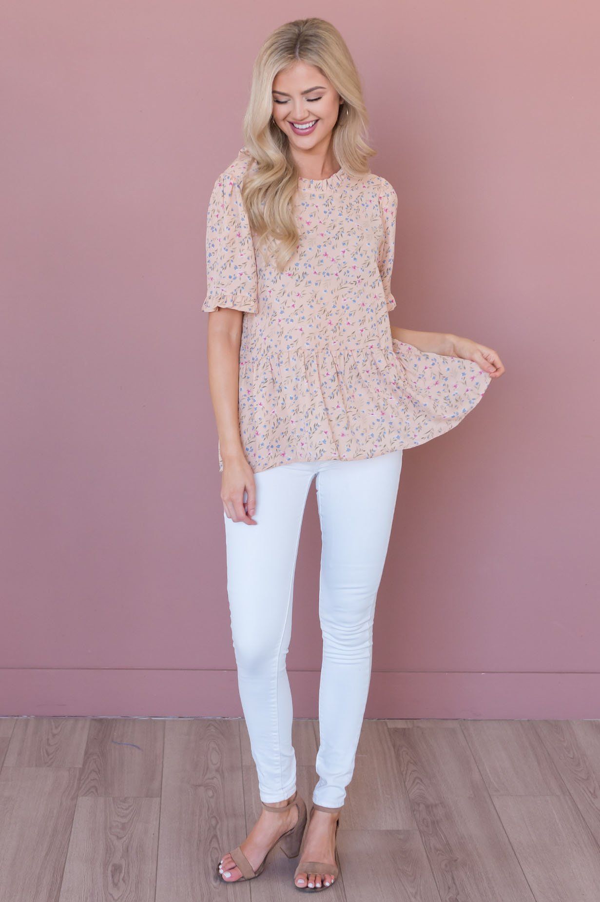 Fearless Heart Floral Blouse