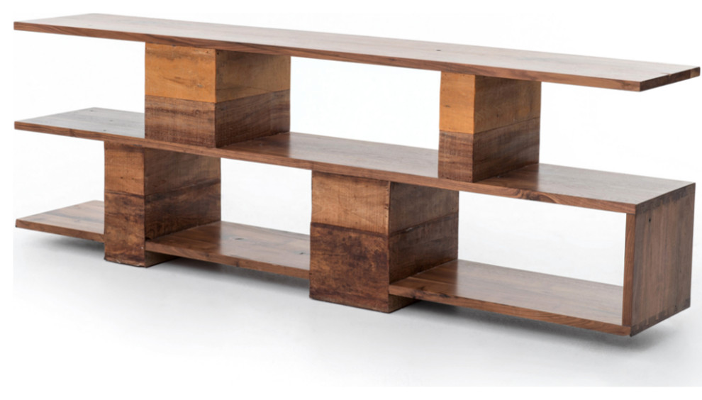 Parker Block Console Table   Rustic   Console Tables   by Marco Polo Imports  Houzz