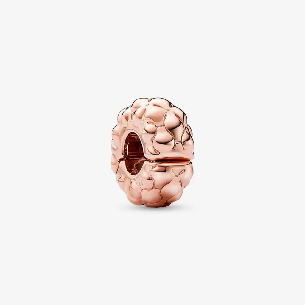 PANDORA  Studded Clip Charm in Rose Gold Plated