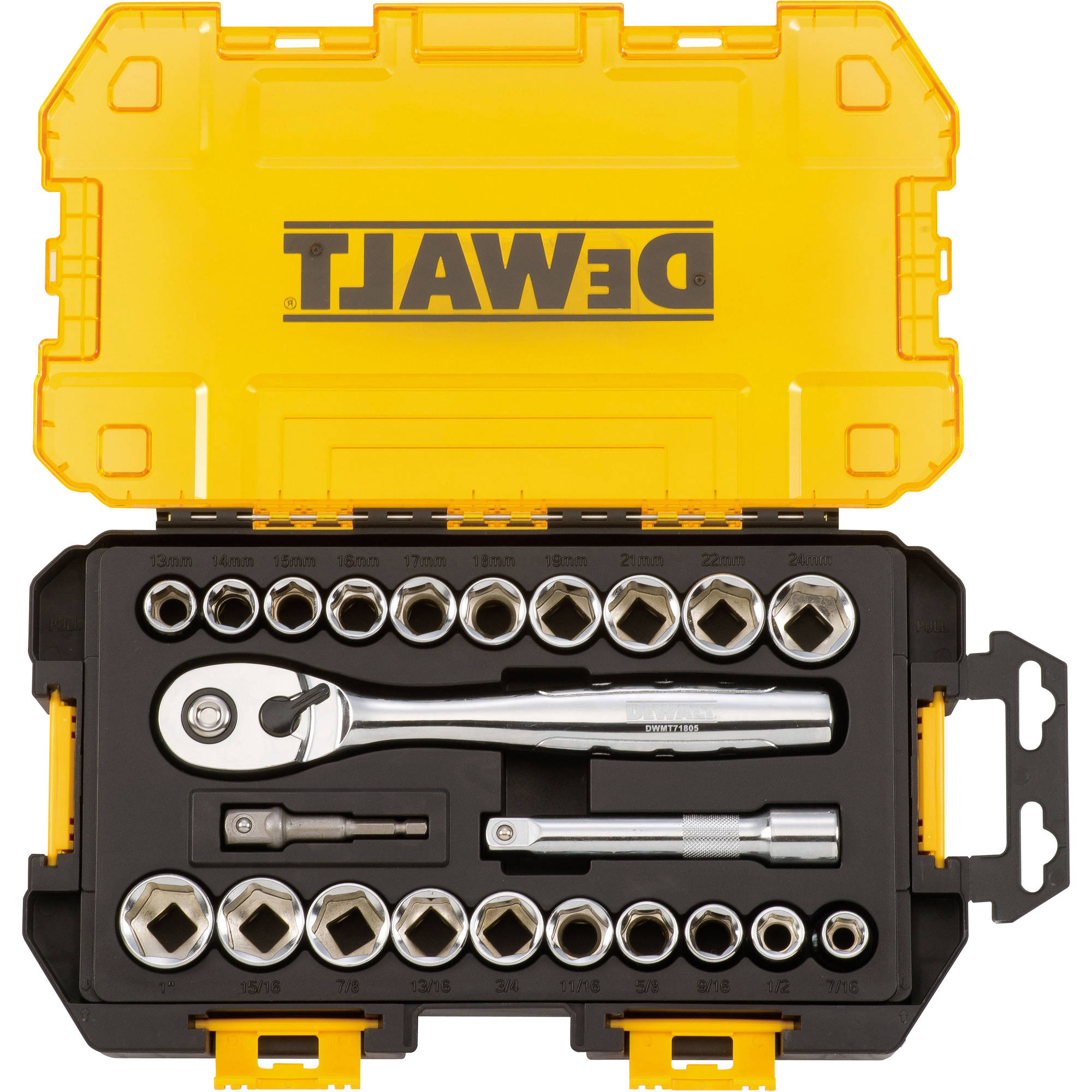 DEWALT Tough Box Tool Kit， 1/2