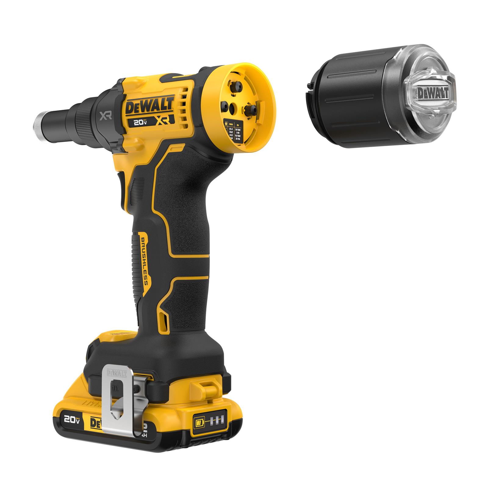 Dewalt DCF403B Dewalt 20 V MAX XR Brushless Cordless 3/16 in. Rivet Tools