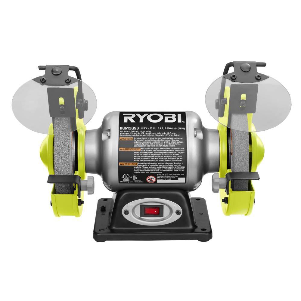 RYOBI 2.1 Amp 6” Grinder with LED lights BG612G