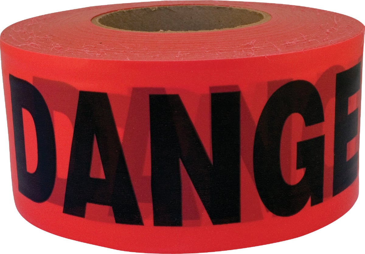 CH Hanson Danger Caution Tape Red With Black Print