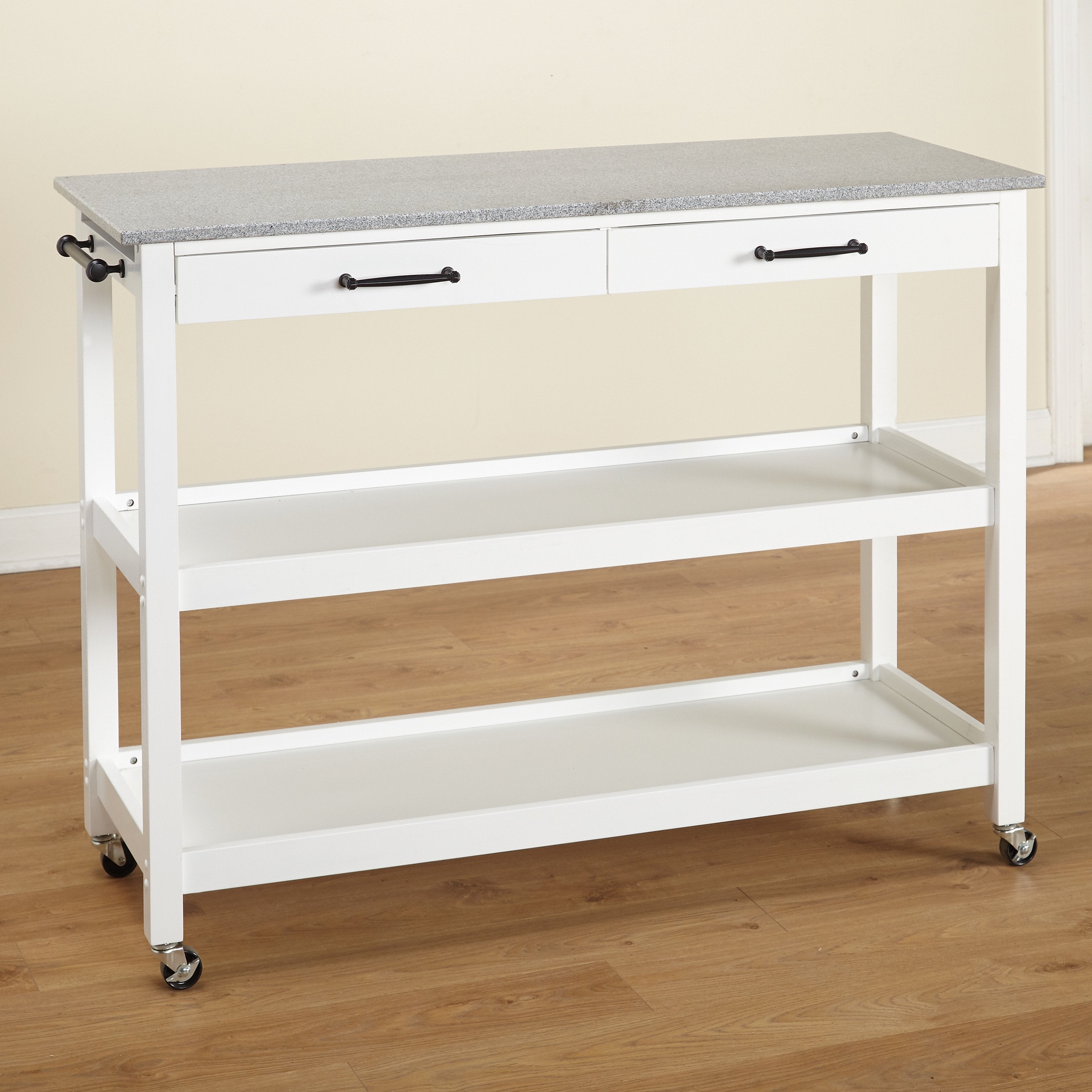 angelo:HOME Kitchen Island/Cart - Arlington (white)