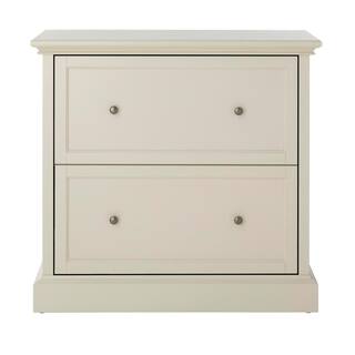 Home Decorators Collection Royce Polar Off-White 2-Drawer Wide File Cabinet SK19051Er1-PW