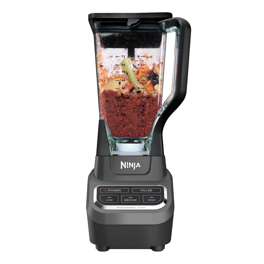 Ninja BL610 Professional 72 Oz Countertop Blender with 1000-Watt Base and Total Crushing Technology for Smoothies