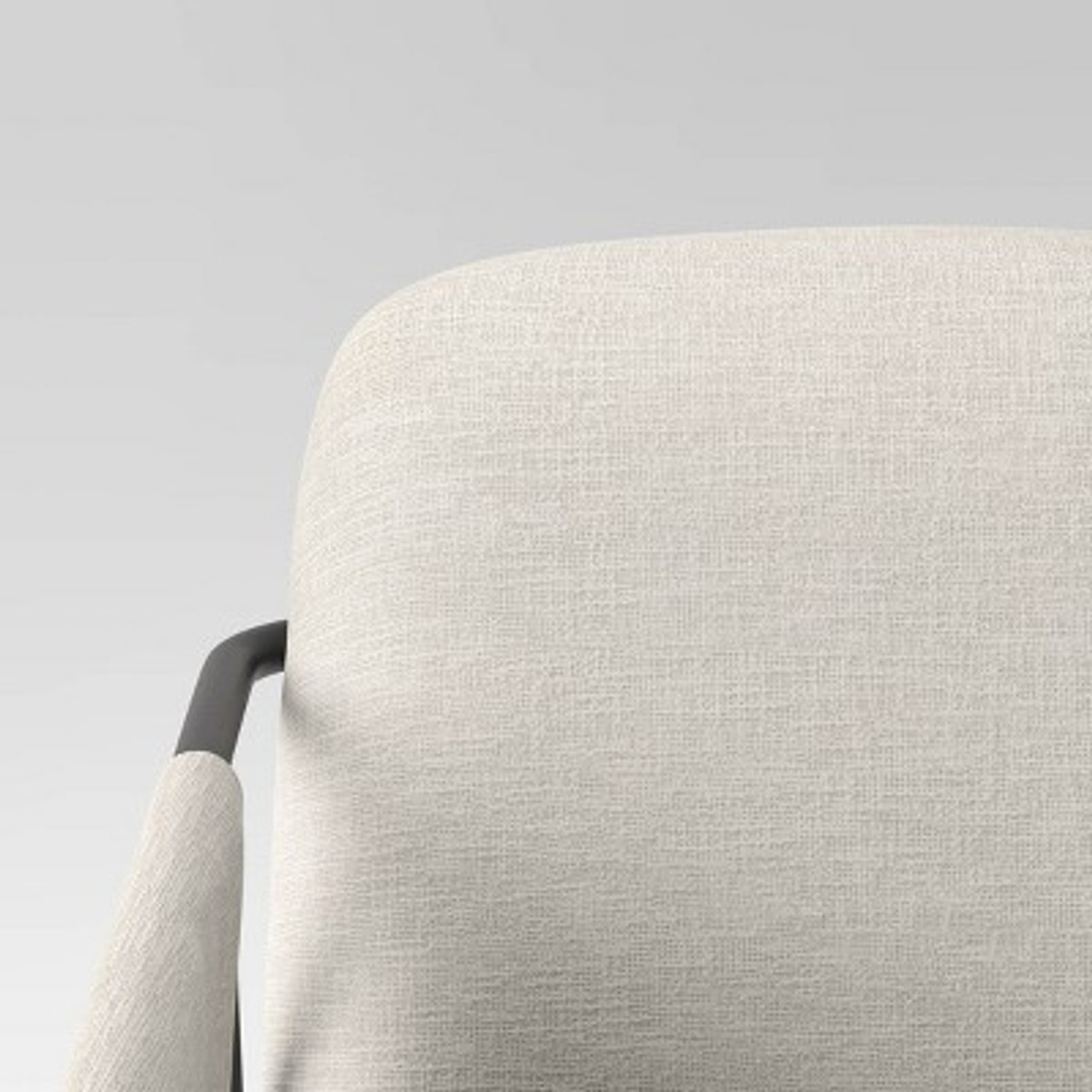 Faison Linen and Metal Sling Accent Chair Cream (KD) - Threshold™