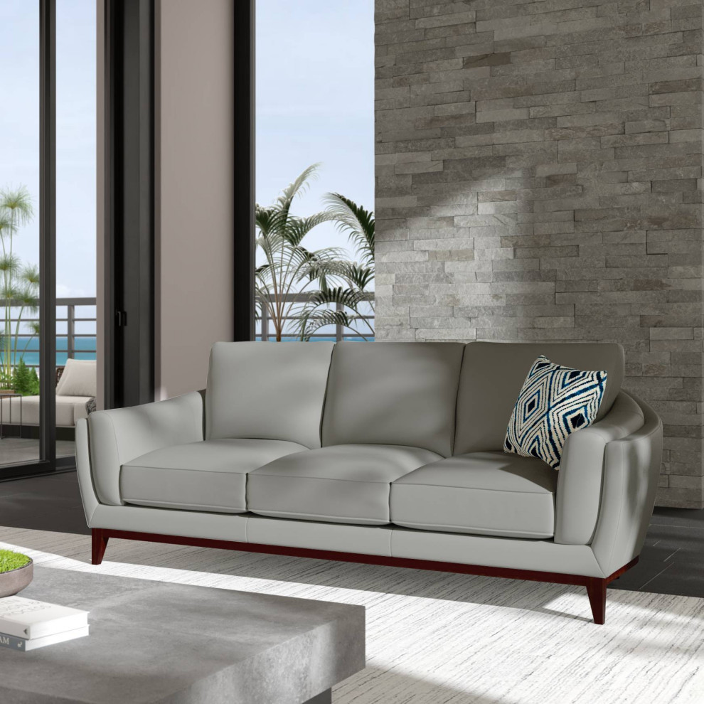 Rio Top Grain Leather Sofa   Transitional   Sofas   by Hello Sofa Home  Houzz