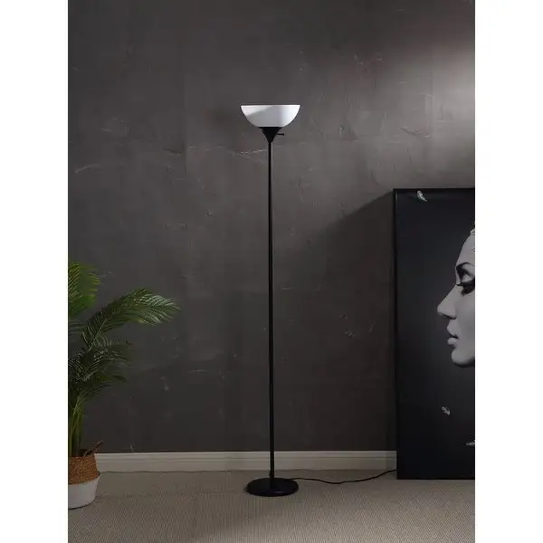 Brightech Sky Dome LED Floor Lamp - Black.