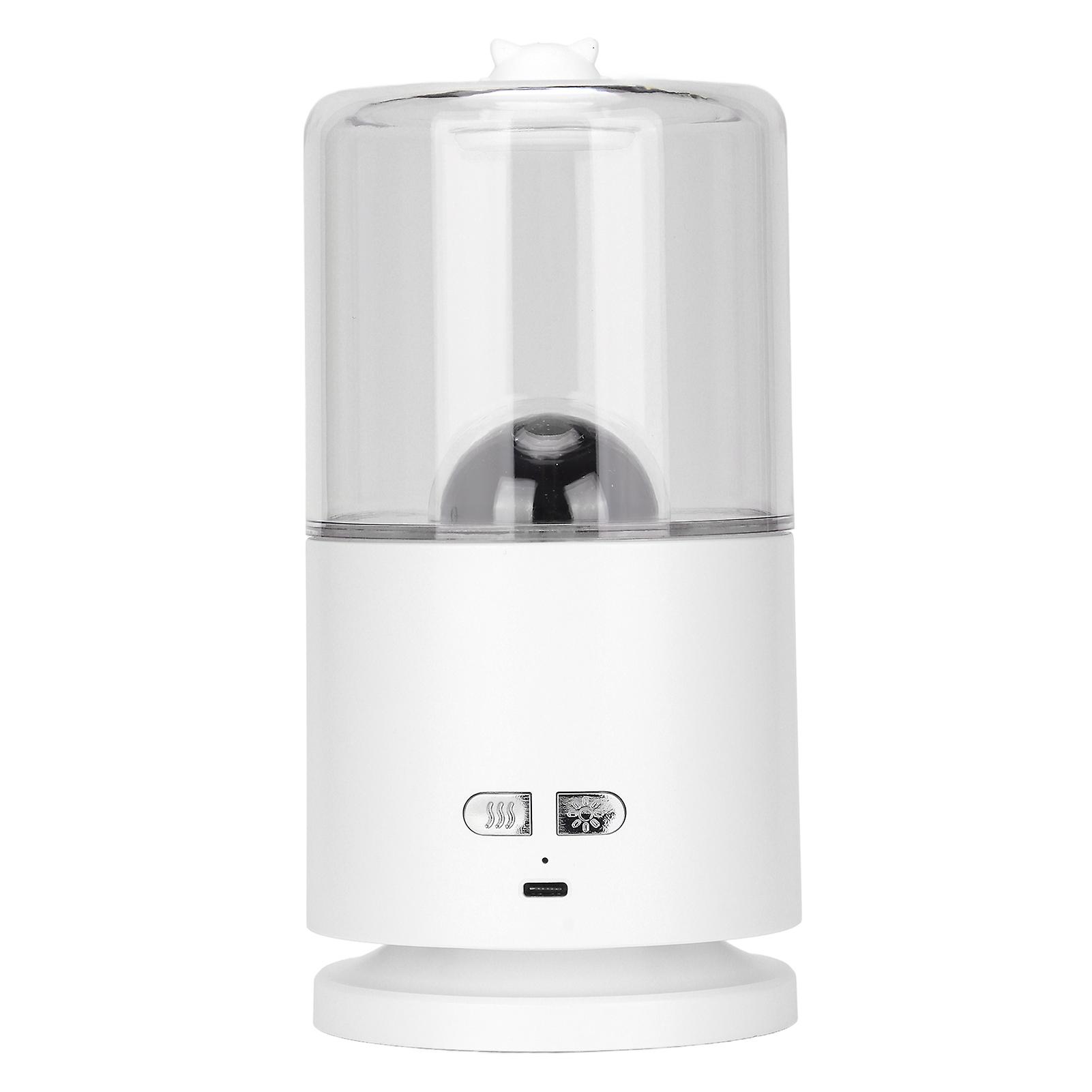 Projection Humidifier Rotating Usb Charging Cool Mist Humidifier For Bedroom Baby Roomwhite