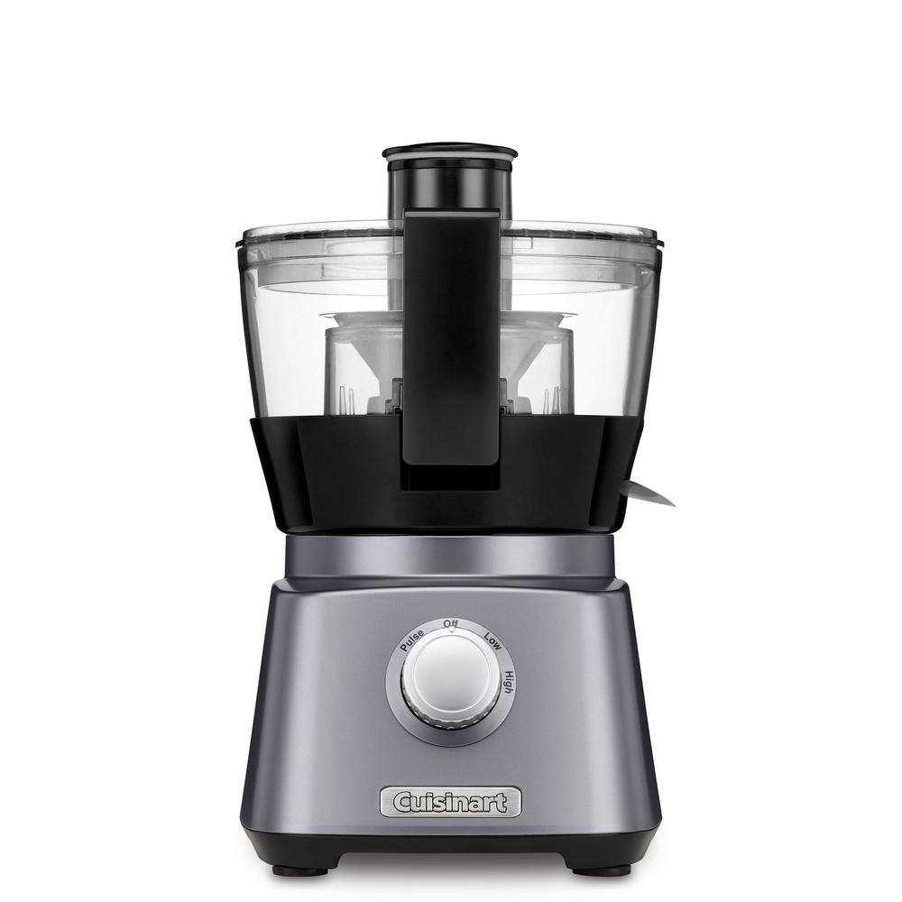 Cuisinart Kitchen Central 12-Cup Silver 3-in-1 Food Processor with Blender and Juice Extractor Attachments CFP-800