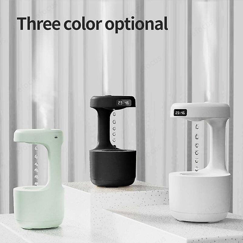 800ml Anti-gravity Air Humidifier Water Drop Perfume Aromatherapy Humidifiers Working For 8 Hours Air Purifiers For Dropshipping