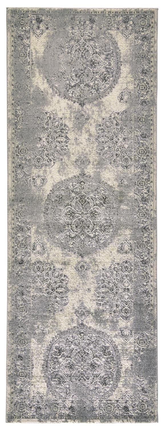 Plaza Gray and Beige Rug by BD Fine