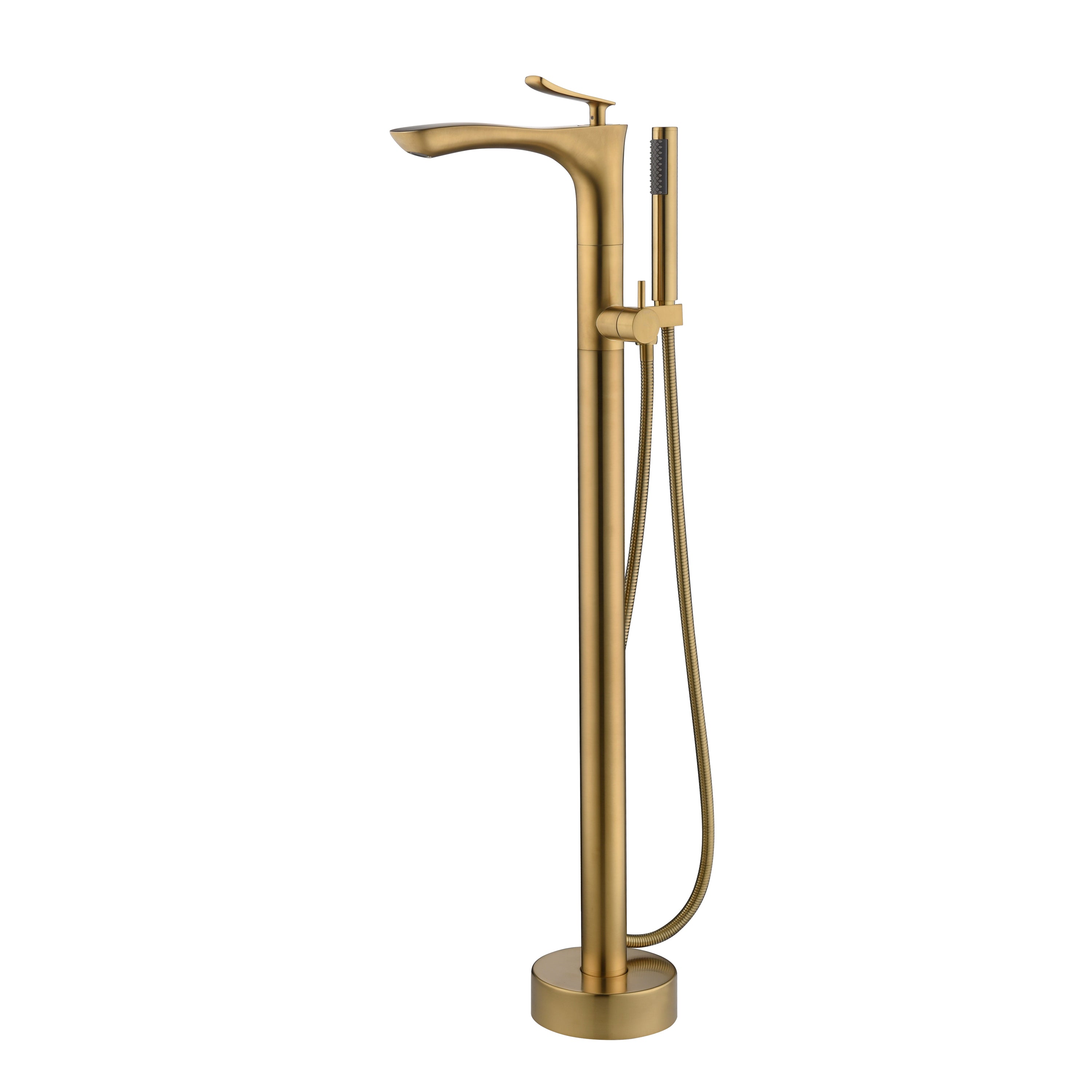 Kayla Freestanding Tub Filler with Hand-Shower