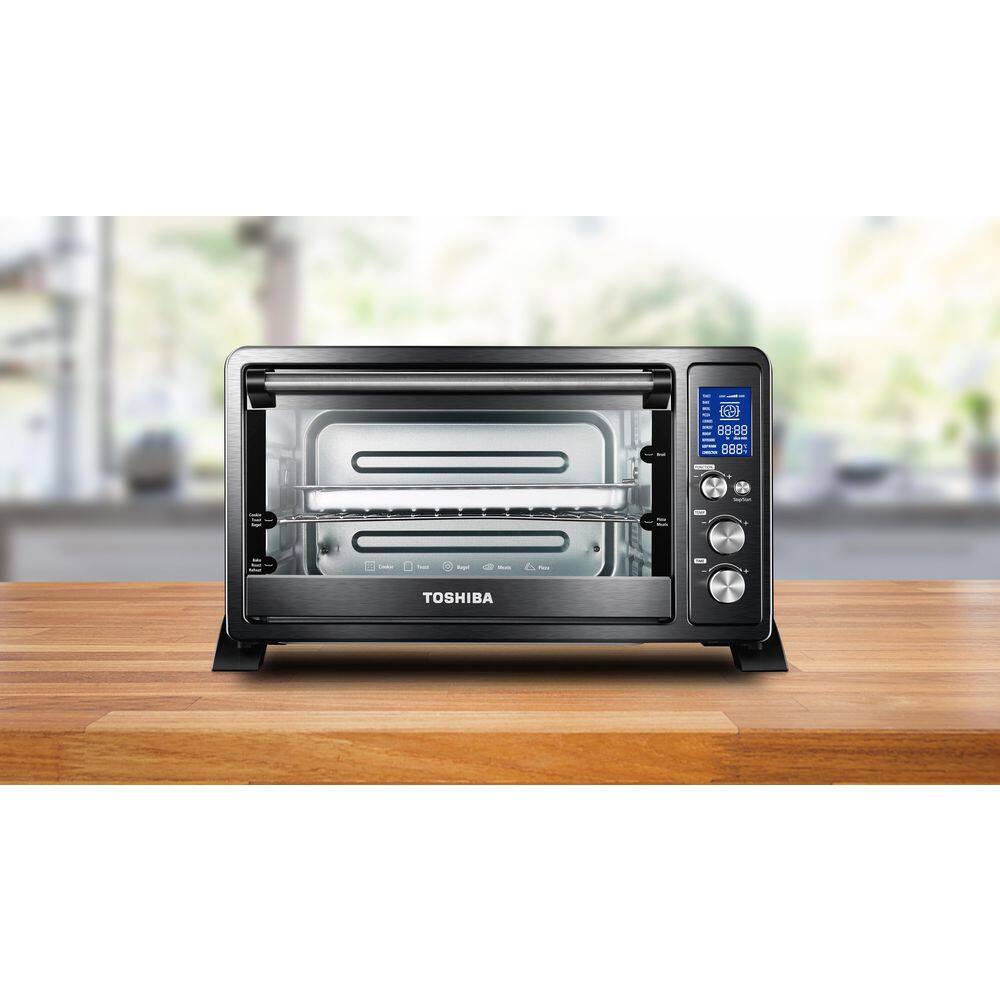 Toshiba Digital Convection Toaster Oven Black Stainless TLAC25CZST