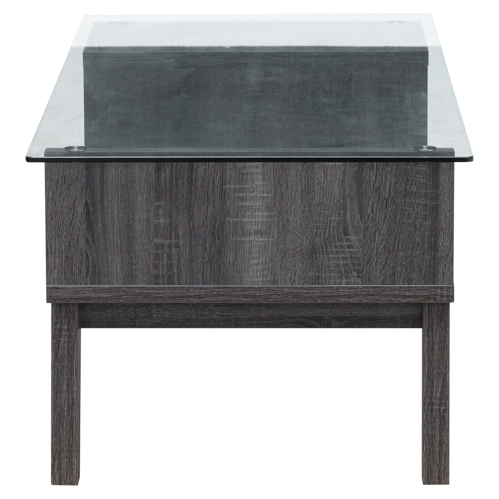 Furniture of America Oslo Contemporary 47 inch 1 shelf Coffee Table