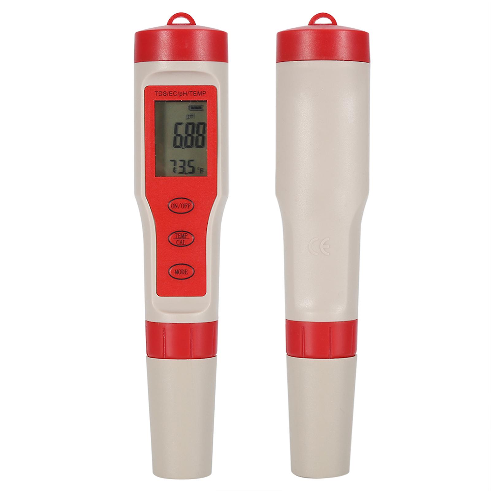 4 in 1 Function pH TDS EC TEMP Digital Water Quality Tester Monitor Meter Test Pen