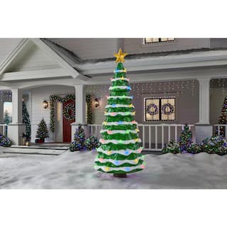 8.5 ft. Giant -Sized Color Changing LED Tree Holiday Yard Decoration 24SV23800