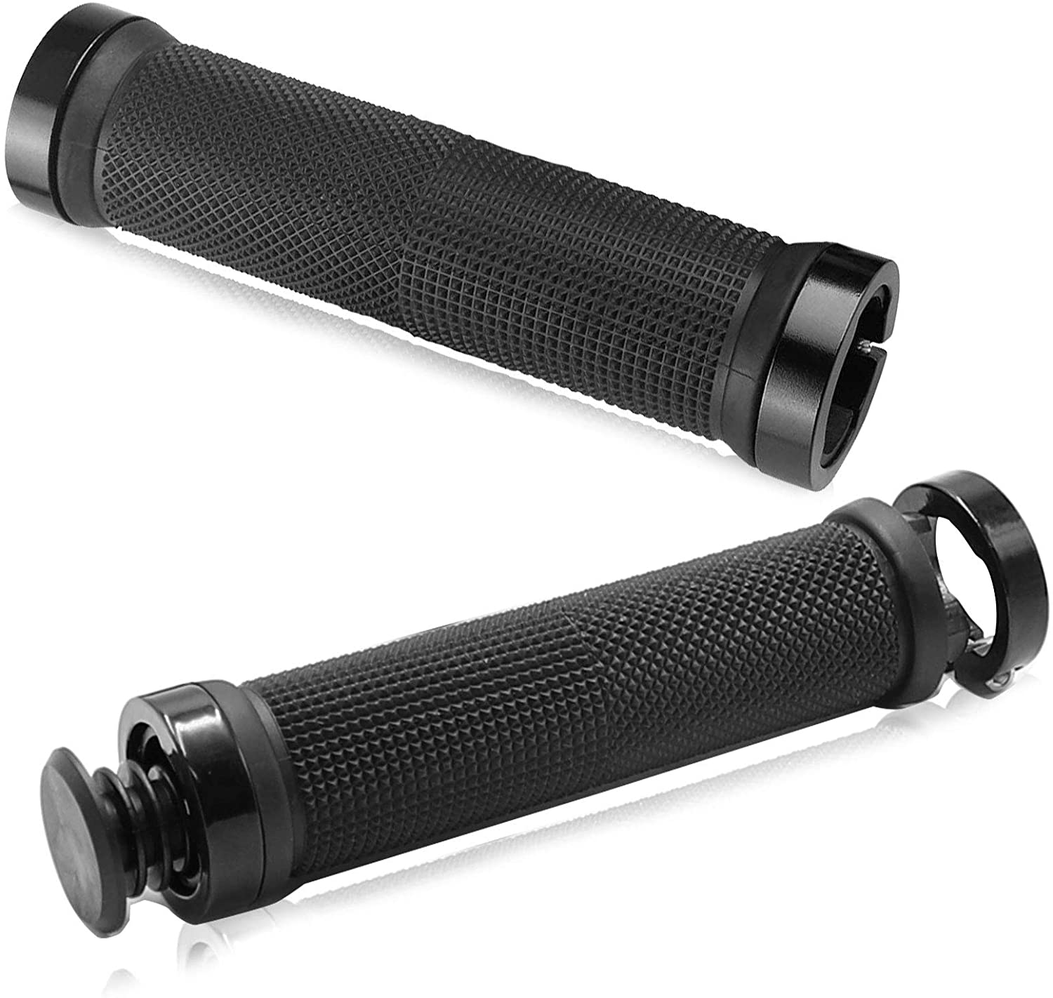 Superbsail MTB Road Cycling Handlebar Grips Anti Skid Rubber Bicycle Grips Mountain Bike Lock On Bicycle Handlebars End Grips