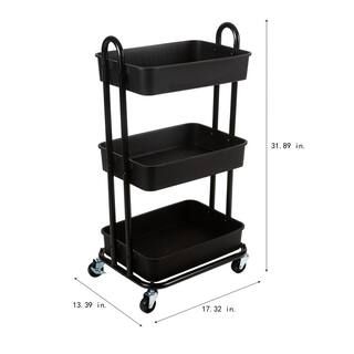 OIA 3 Tier Rolling Multifunctional Storage Cart NH-14233