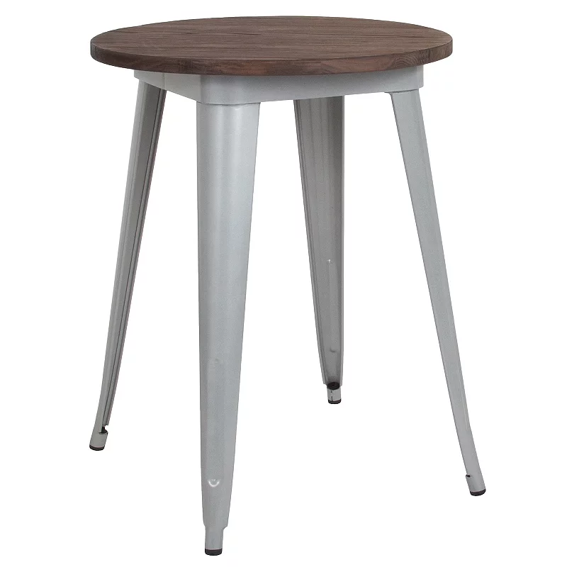 Flash Furniture Round Mixed Media End Table