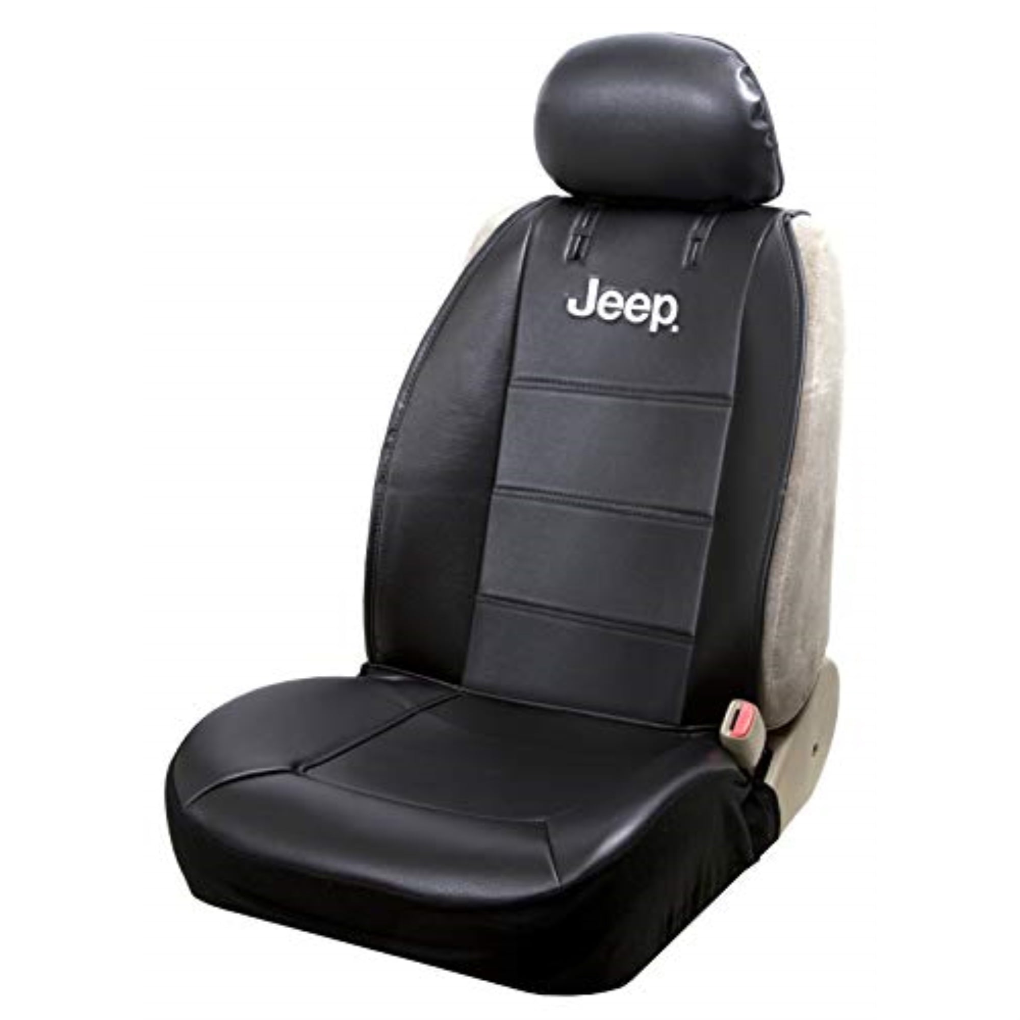 Plasticolor Jeep Black Vinyl Universal Fit Automotive Seat Cover