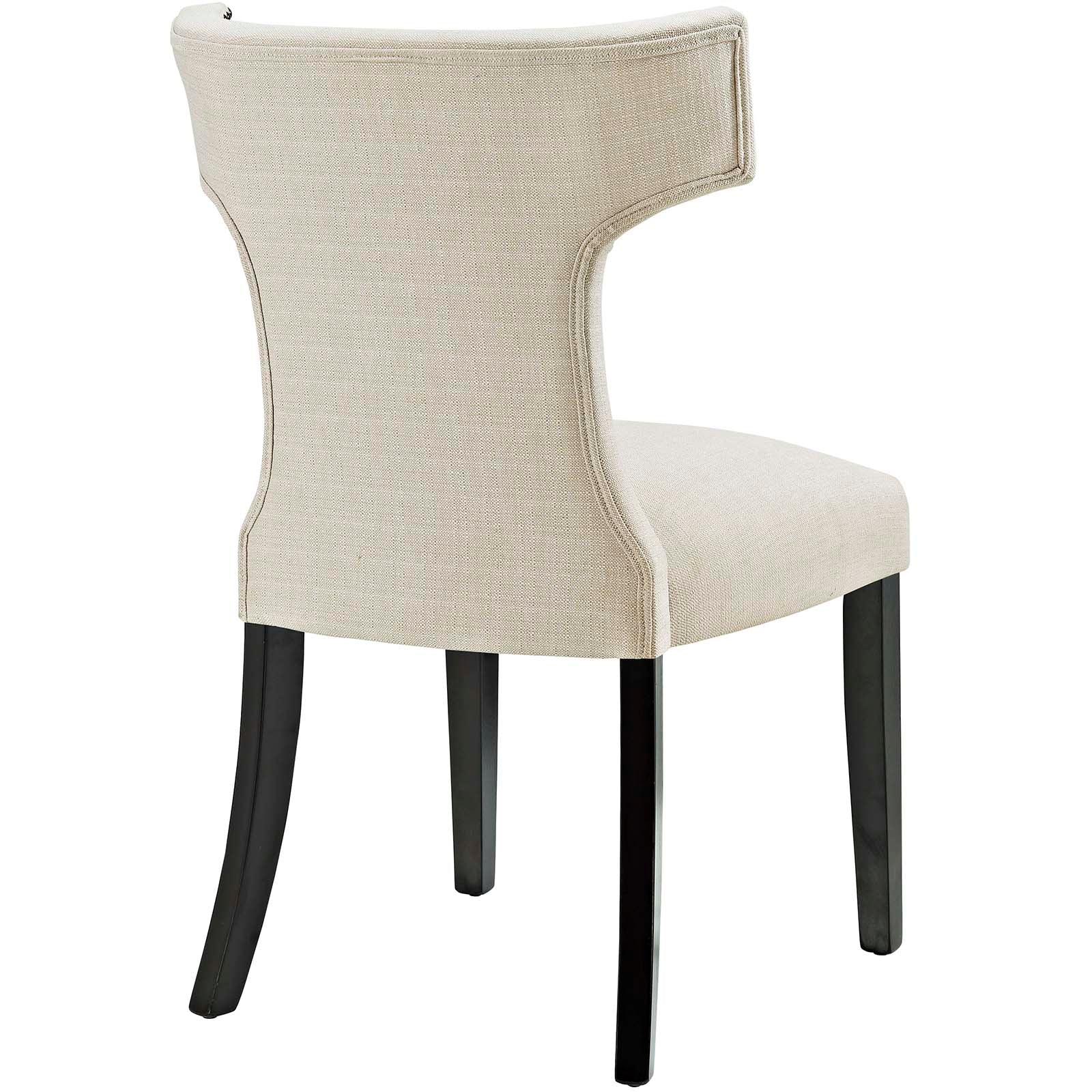 Modway Curve Upholstered Dining Side Chair， Multiple Colors