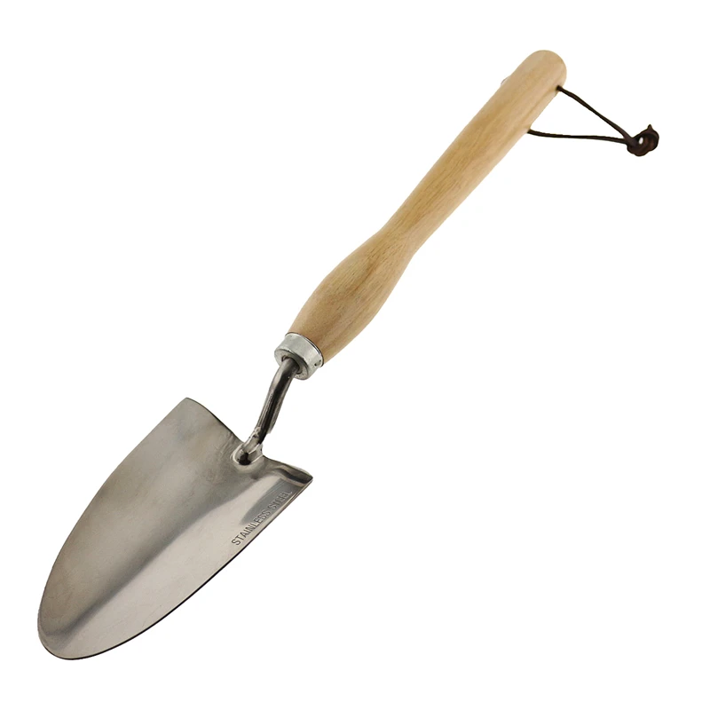 Professional customized Stainless Steel Garden hand tools heavy duty Potting Shovel transplant trowel