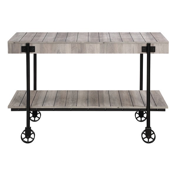 Hyssop Industrial 47-in Console Table by Furniture of America