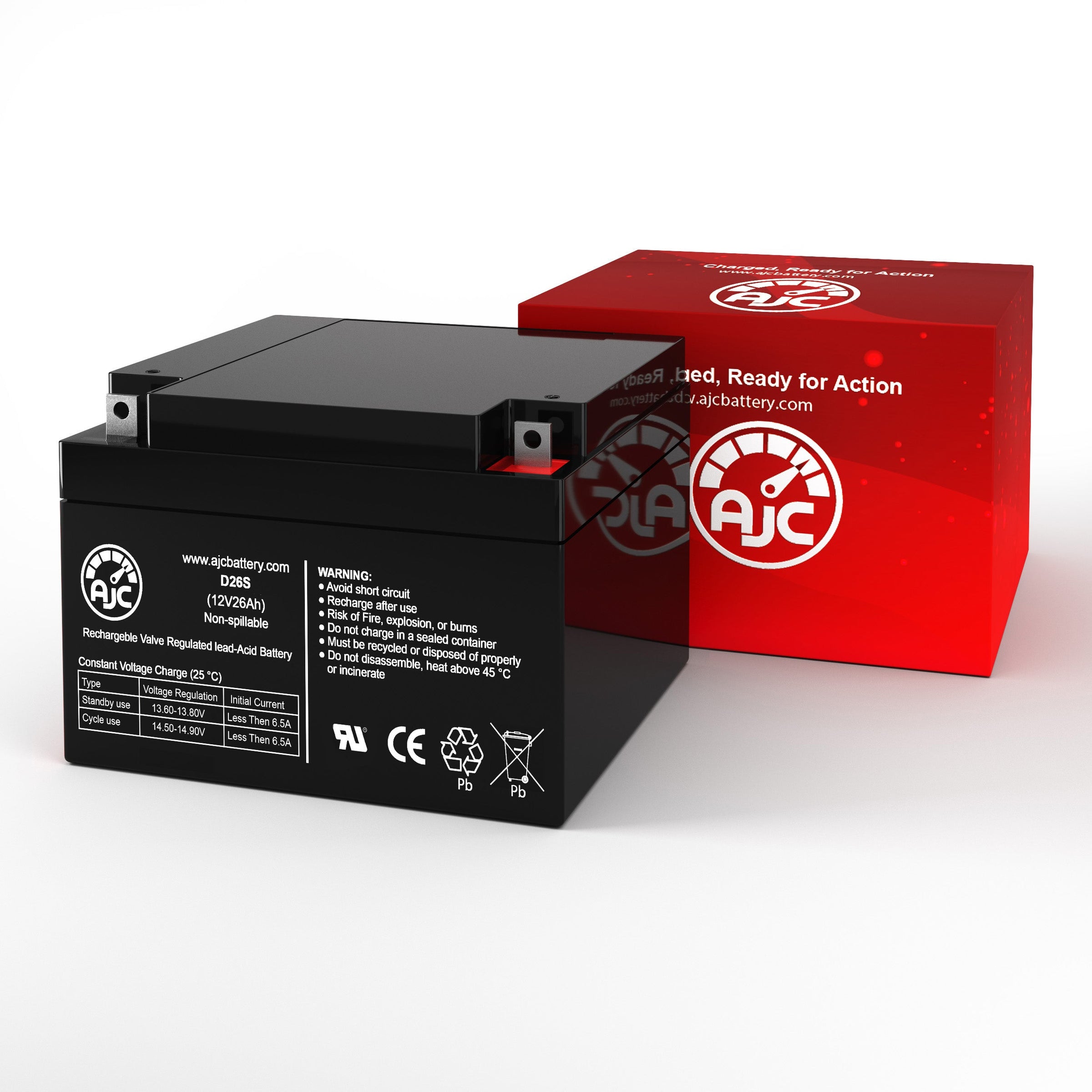 Access Access PS12260NB 12V 26Ah Sealed Lead Acid Replacement Battery BatteryClerkcom Sealed Lead Acid