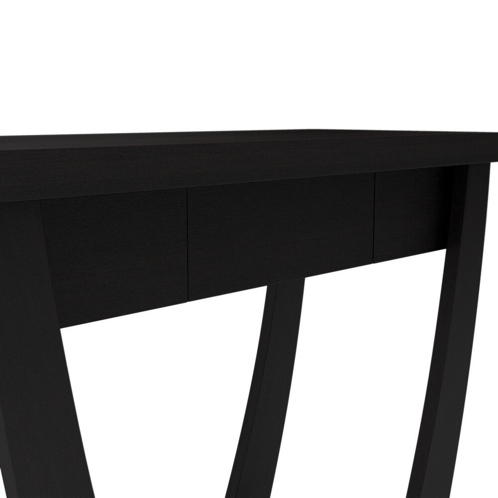 DH BASIC Curved Entryway Storage Sofa Table by Denhour