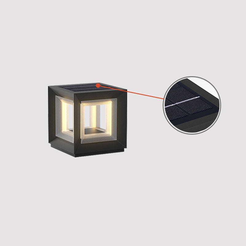 Light Cube Outdoor Post Light