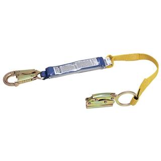 Werner 3 ft. Manual Rope Adjuster with Shock Absorbing Lanyard for 58 in. Rope L210101